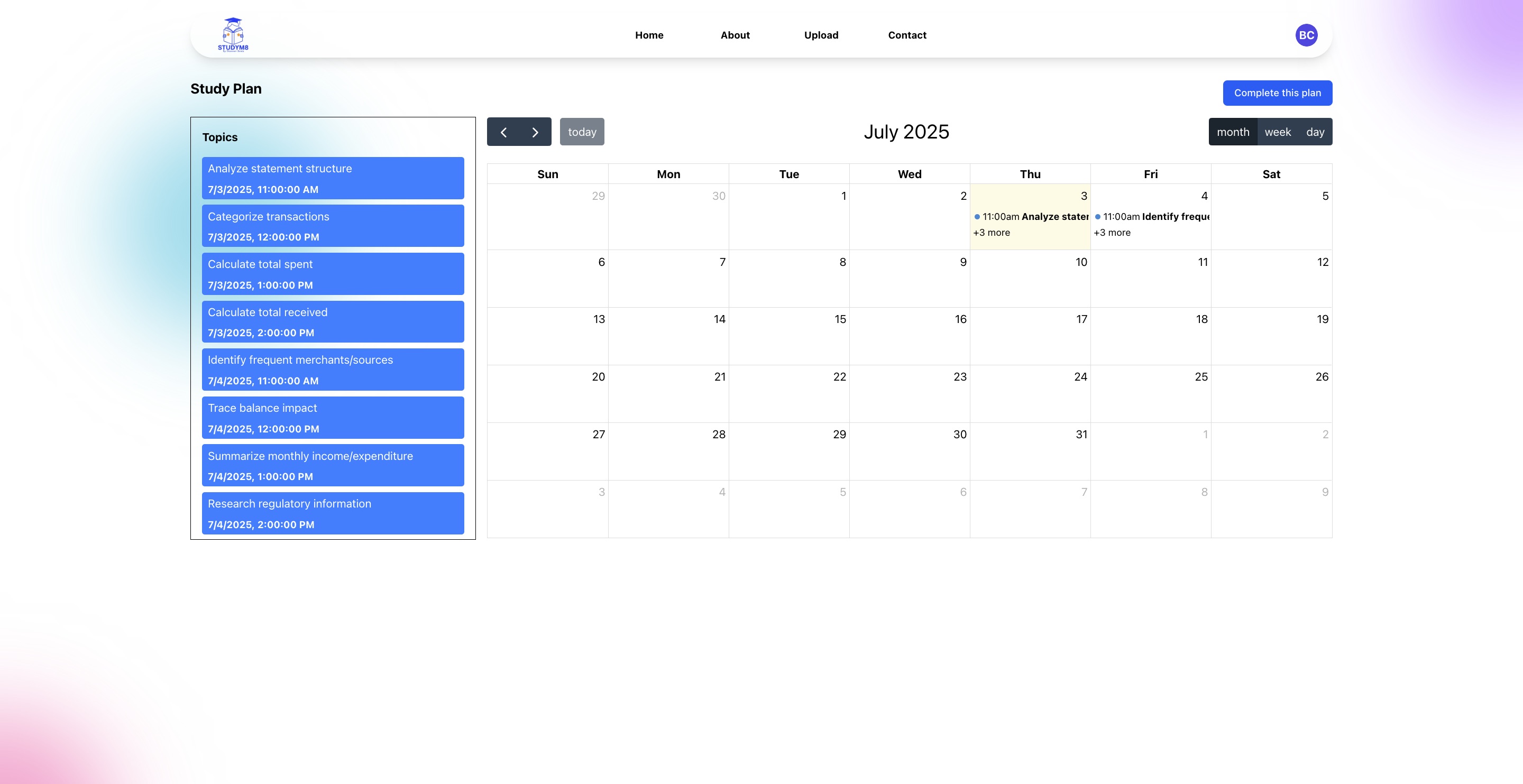 Calendar